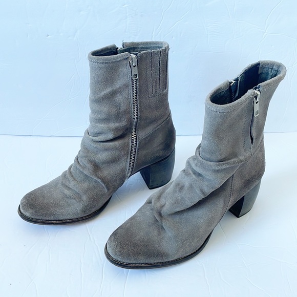 Jeffrey Campbell Ankle Bootie Slouchy Mid Heel - Picture 2 of 13